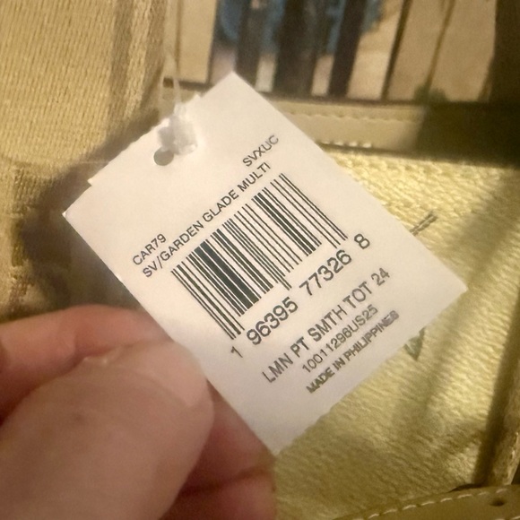 Coach Smith Crossbody Tote Bag 24 With Lemon Print in Silver Garden Glade Multi - Picture 8 of 13